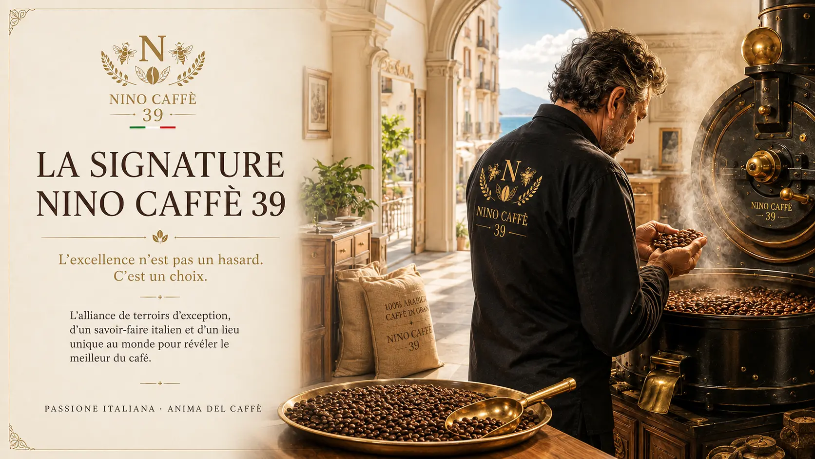 Torréfacteur de la Maison Nino Caffè 39